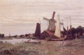 Un moulin à vent à Zaandam Claude Monet